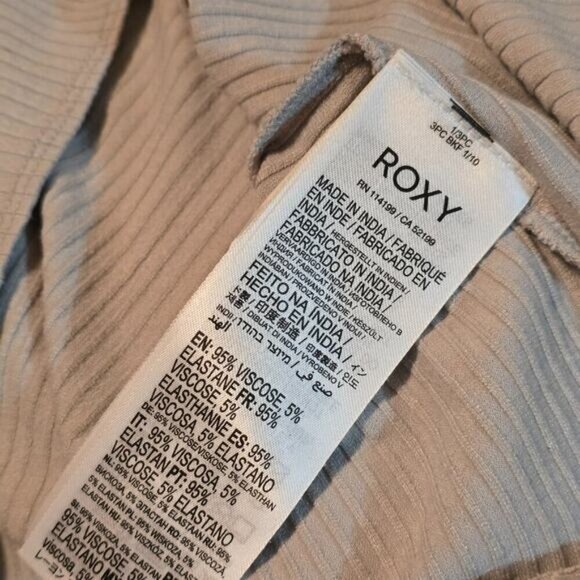 Roxy‎ Women's Born With It Shirt in Gray - Size Extra Large - Picture 6 of 8